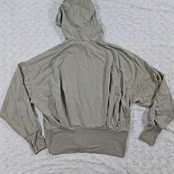 Athleta Balance Full Zip Sweatshirt Green Yoga Gym Workout Womens Size Small - Picture 8 of 8